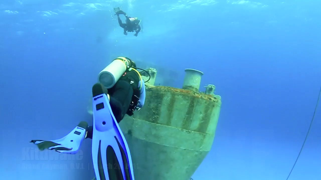 Underwater with the USS Kittiwake